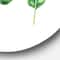 Designart - Tropical Leaf Of Monstera IV - Farmhouse Metal Circle Wall Art